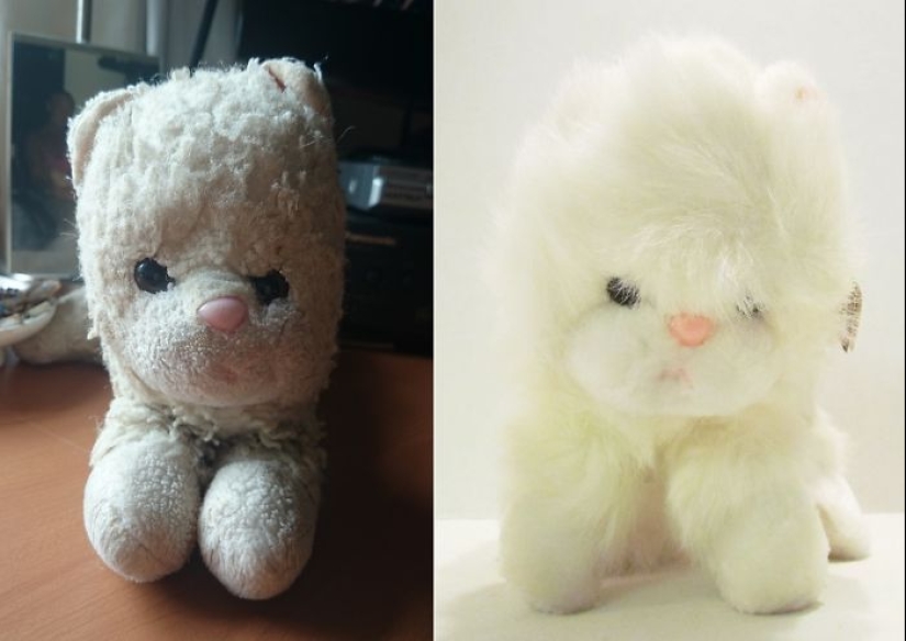 Past vs present — Identical toys with an age difference of more than 25 years