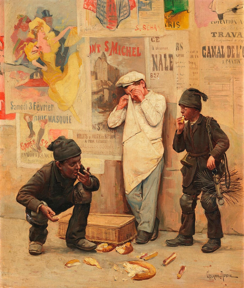 Paul-Charles Chaucarne-Moreau y los traviesos marimachos parisinos en sus cuadros