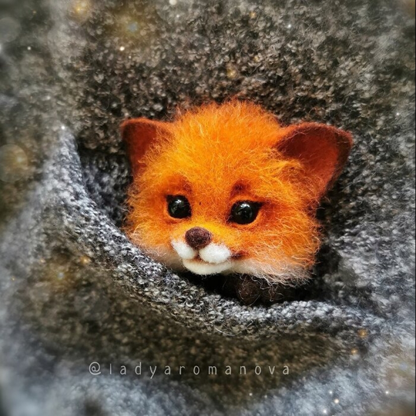 Paws of foxes and other adorable little animals mistresses Anna Romanova