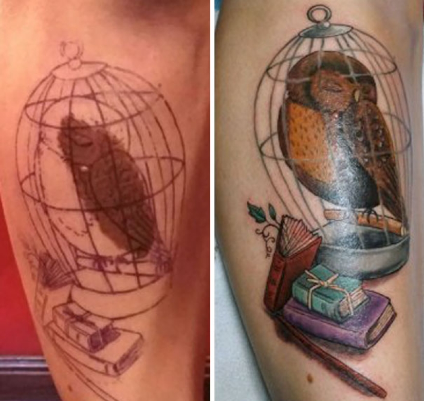 Personas con marcas de nacimiento que no se confundieron y las hicieron parte de los tatuajes