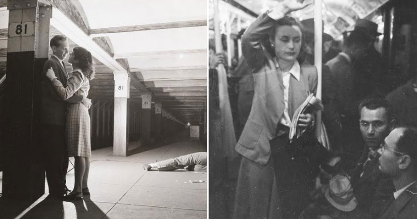 Photos of the New York subway of the 1940s, taken by a young Stanley Kubrick