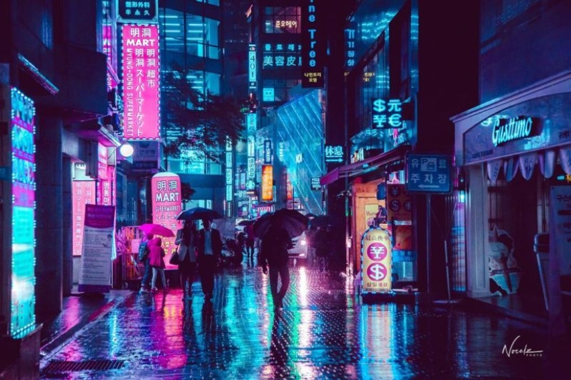 Pictures on mobile: 30 stunning pictures of rainy Seoul