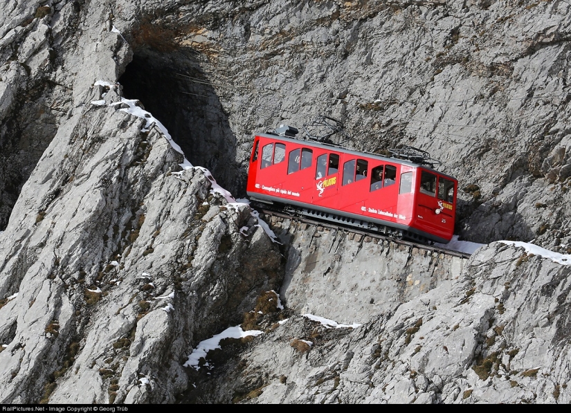 Pilatusban — el ferrocarril más empinado del mundo