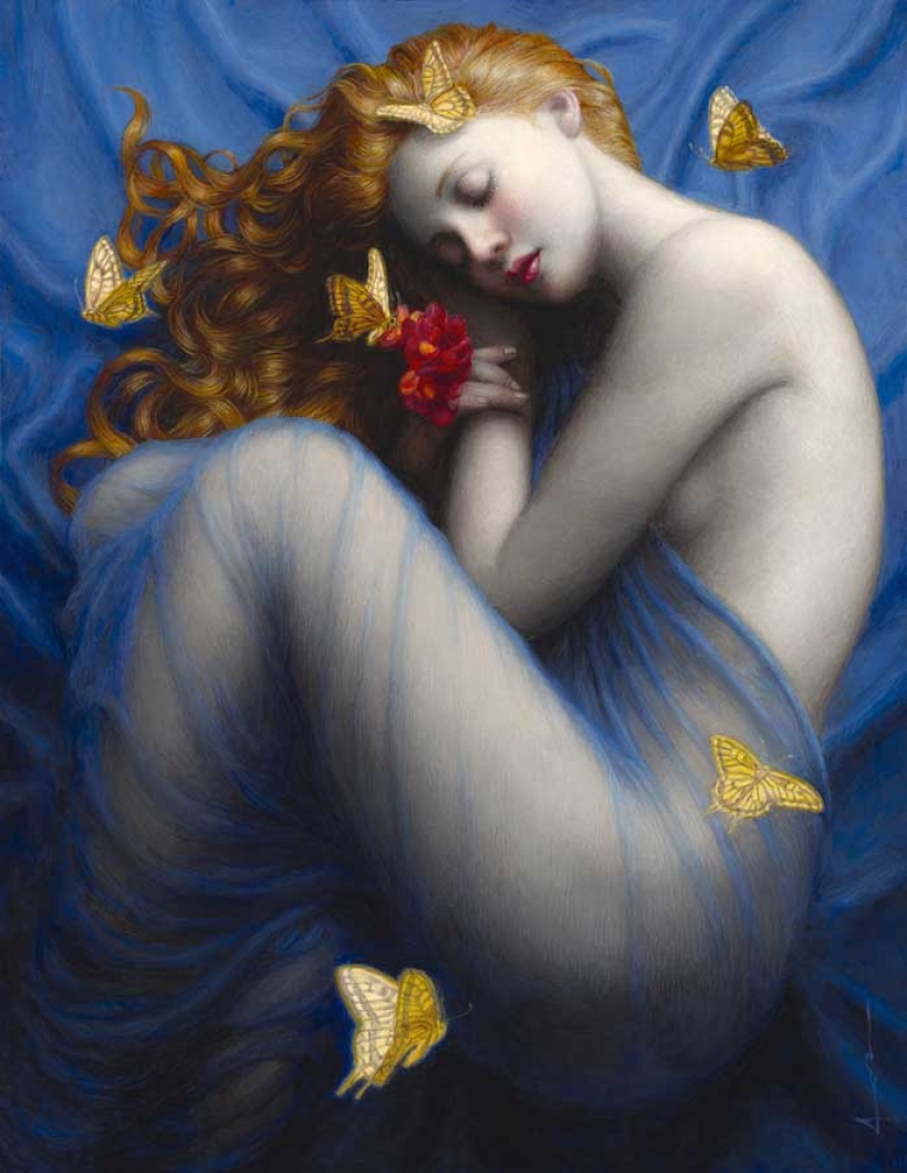 Pinturas surrealistas de Chie Yoshii, que celebran la armonía y la belleza