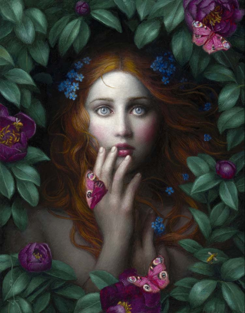 Pinturas surrealistas de Chie Yoshii, que celebran la armonía y la belleza