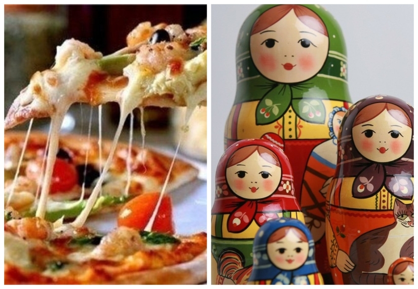 Pizza, matryoshka and 6 other famous things invented not where it is considered