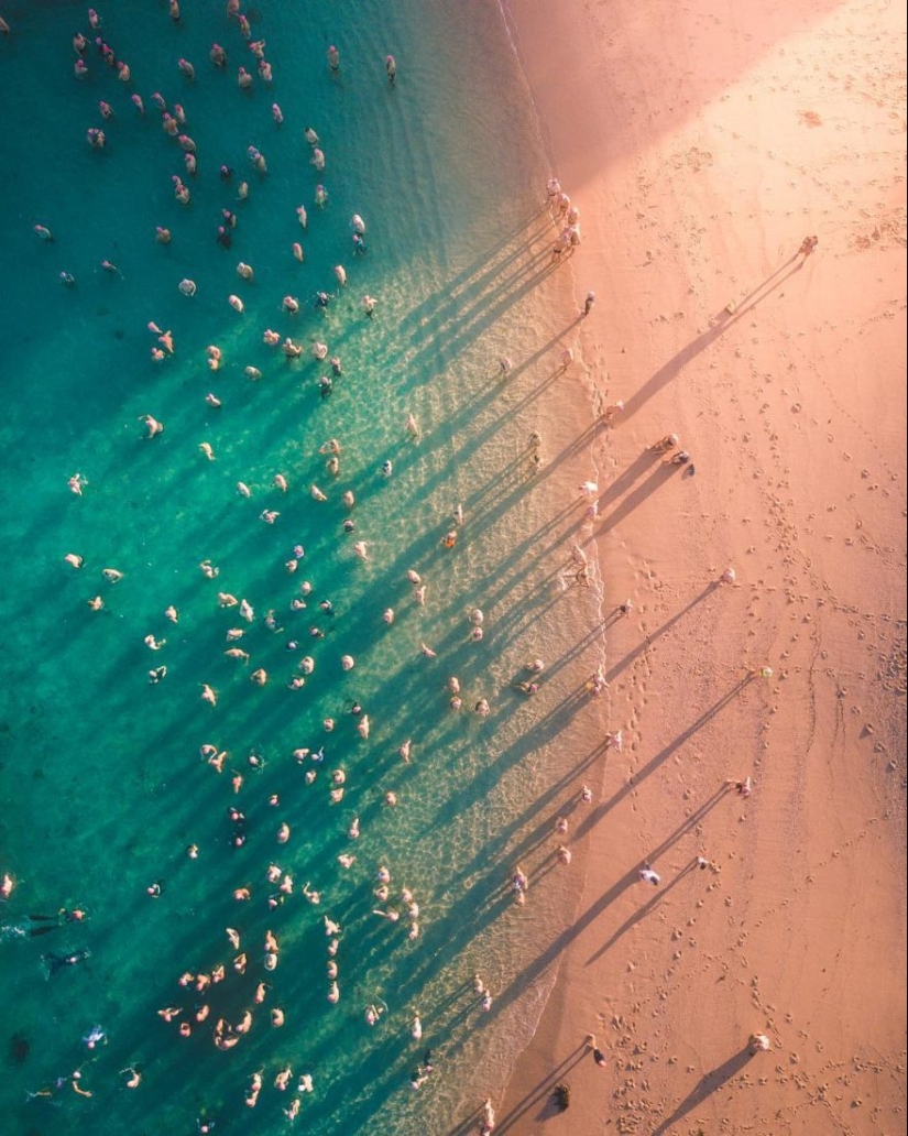 Playas de Sydney-una vista desde el cielo