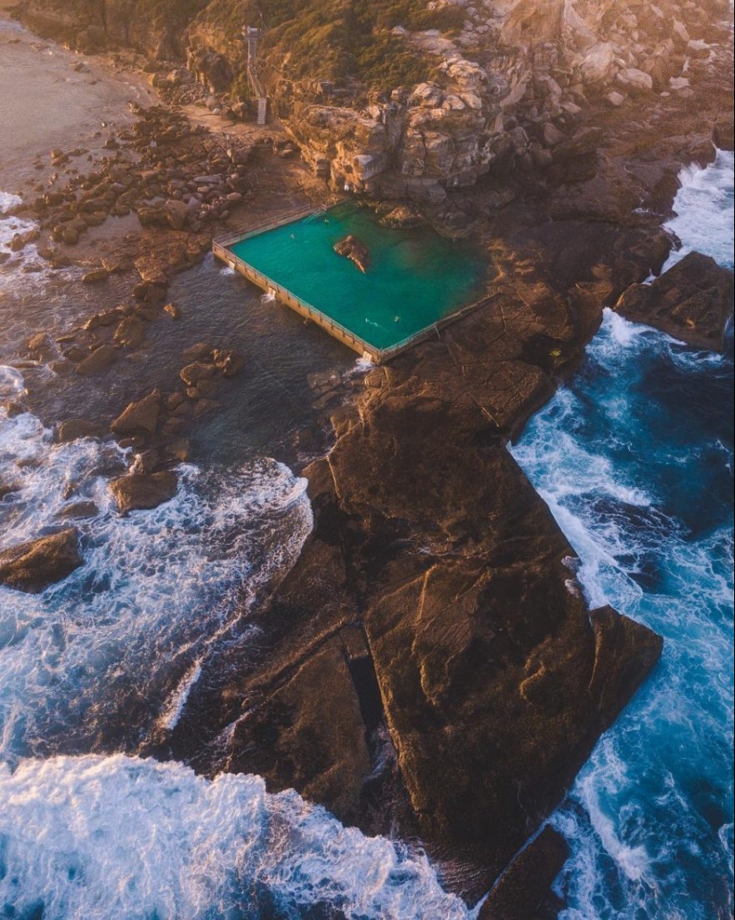 Playas de Sydney-una vista desde el cielo