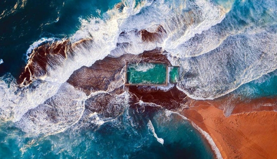 Playas de Sydney-una vista desde el cielo