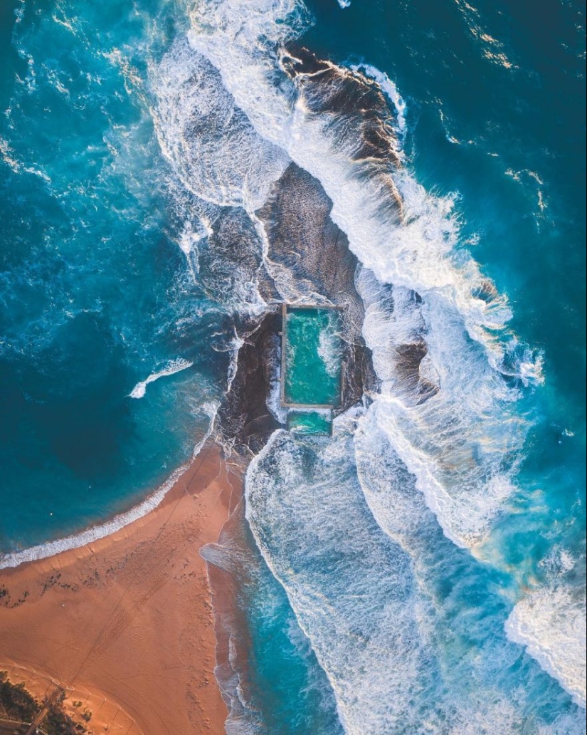 Playas de Sydney-una vista desde el cielo