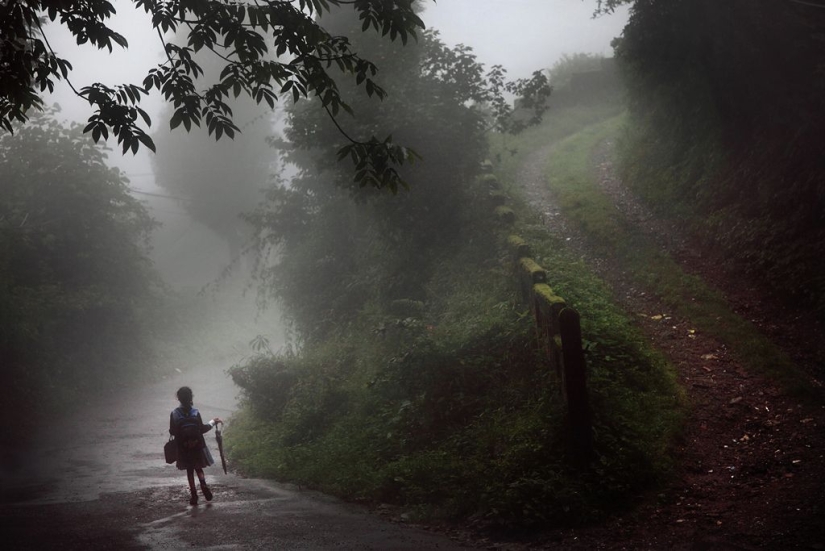 Poesía de la lluvia en fotografías de Christopher Jacro