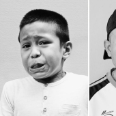 Poignant moment: portraits of people who have tasted the hottest pepper in the world