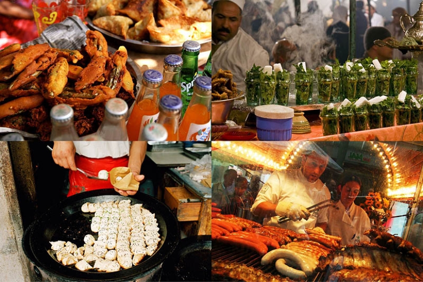 Popular street food in different countries