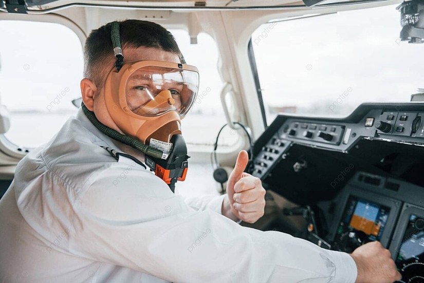 ¿Por qué a los pilotos se les prohíbe llevar barba?