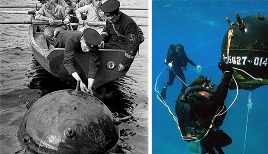 Por qué las minas marinas necesitan "cuernos" y es peligroso tocarlas