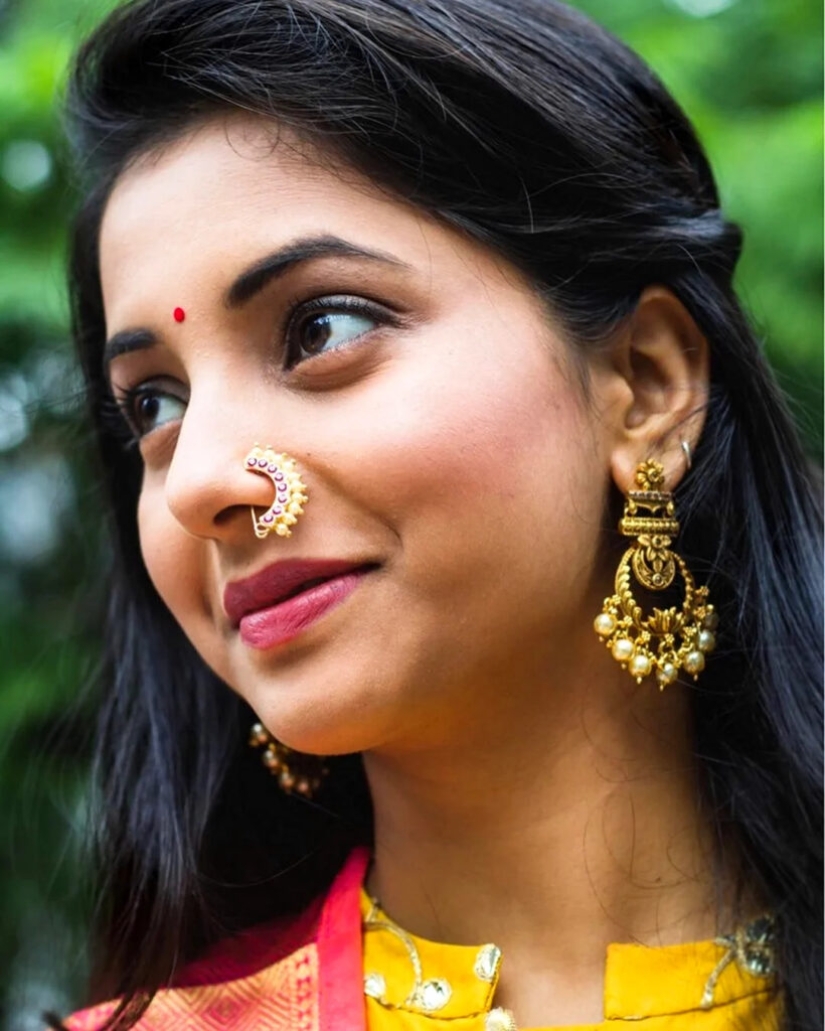 ¿Por qué las mujeres indias usan aros en la nariz?