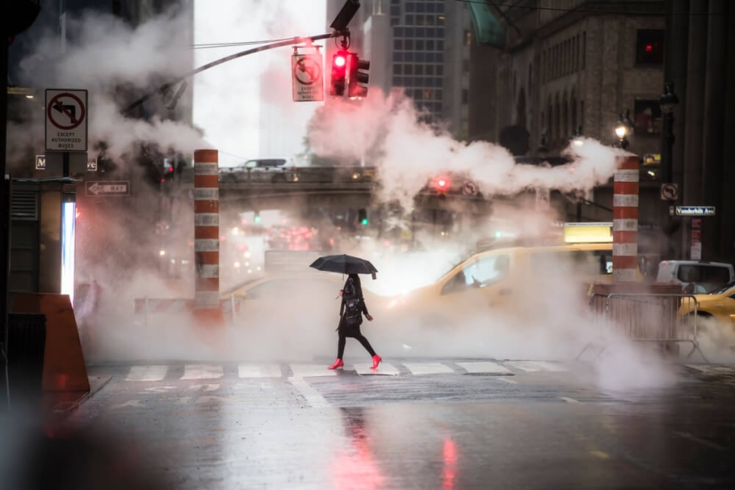 Por qué steam siempre es visible en los callejones de las películas de Nueva York