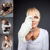 Portraits Carly Davidson: Pets and their owners