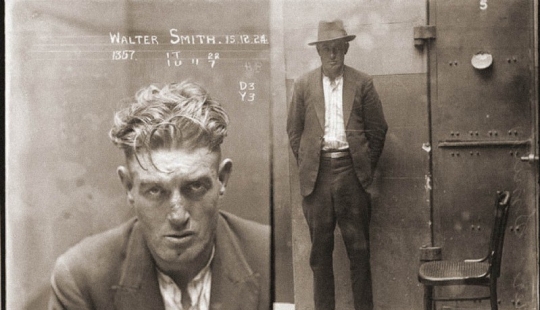 Portraits of criminals of the 1920s