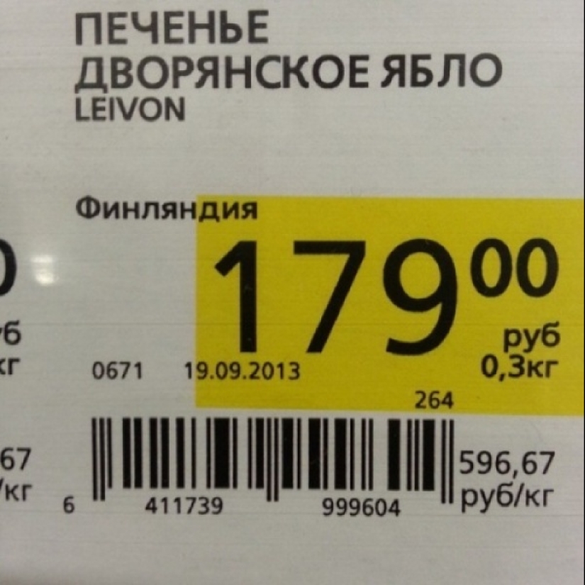 Price tags from stores that will make you cry