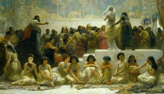 Prostitución en Mesopotamia-burdeles en templos y mucha cerveza para damas y sus clientes