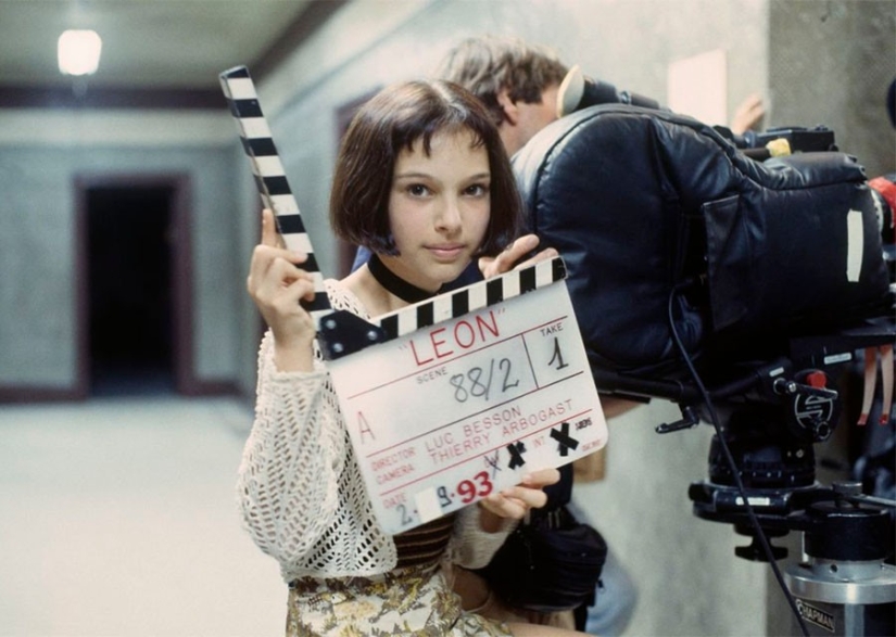 Pruebas de pantalla de la joven Natalie Portman y el final alternativo de la película "Leon»