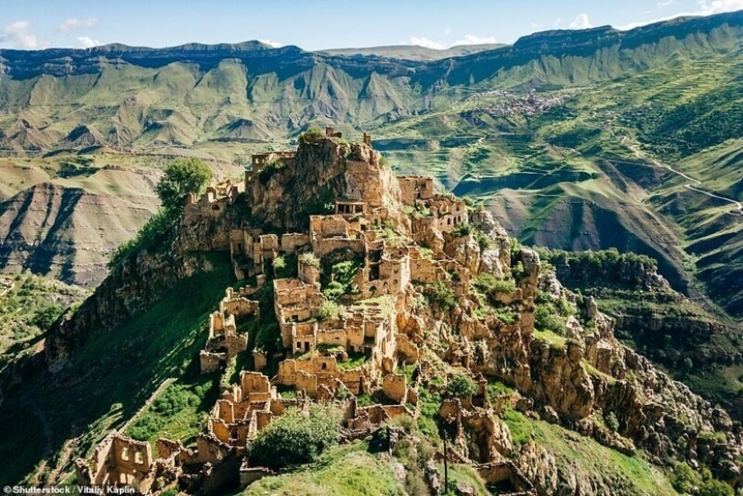 Pueblos fantasmas espeluznantes de Daguestán: fotos y videos de drones