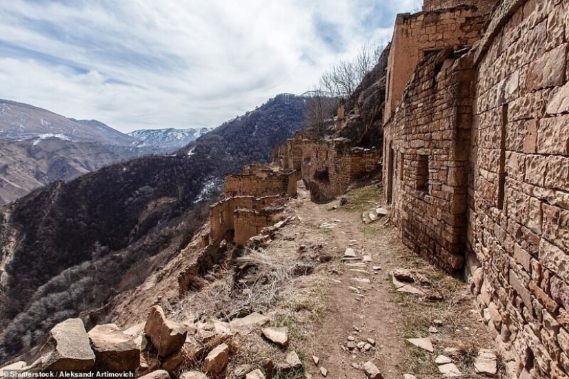 Pueblos fantasmas espeluznantes de Daguestán: fotos y videos de drones