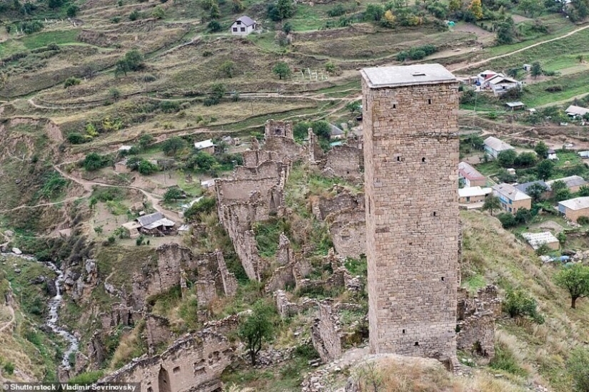 Pueblos fantasmas espeluznantes de Daguestán: fotos y videos de drones