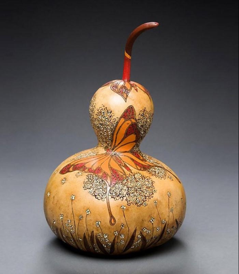 Pumpkin carvings by Marilyn Sunderland