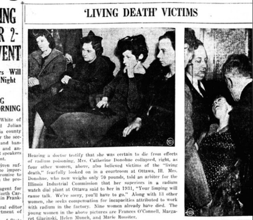 Radium girls: la historia de los "muertos vivientes" que cambiaron el mundo