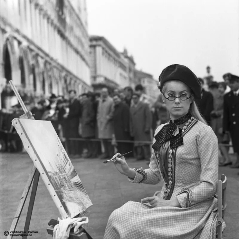 Rara celebridades fotos de Venecia 50-60 años