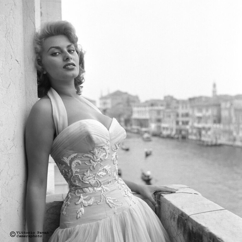 Rara celebridades fotos de Venecia 50-60 años