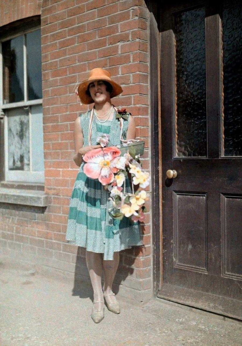 Raras fotografías a color de Inglaterra, 1928