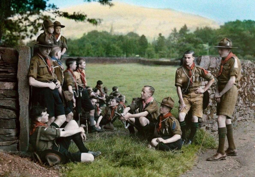 Raras fotografías a color de Inglaterra, 1928