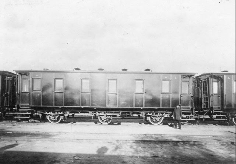 Raras fotos del tren imperial en el que Nicolás II vivió y viajó