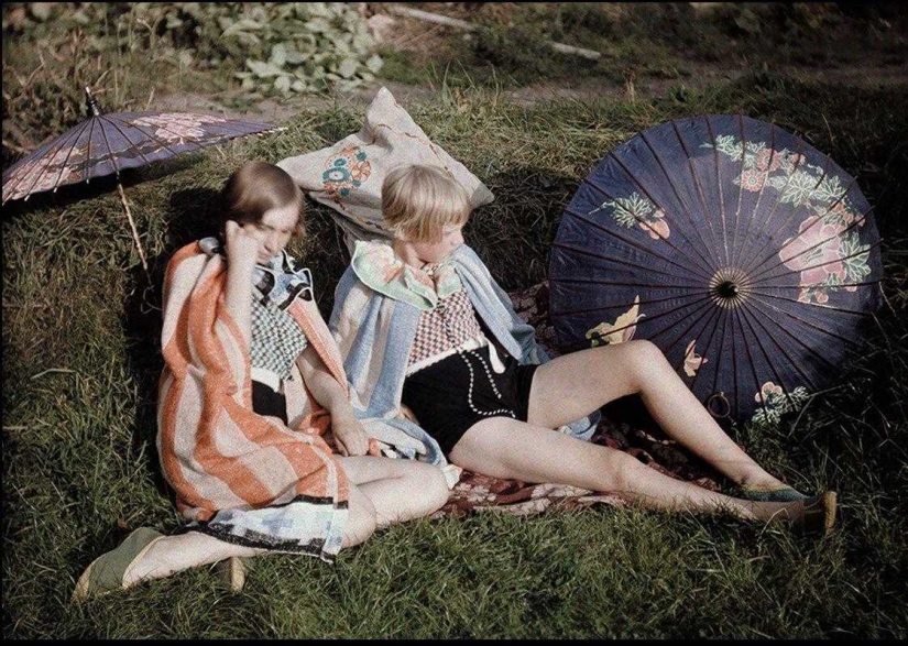 Rare color photographs of England, 1928