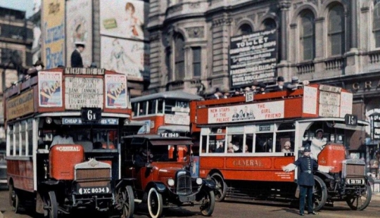 Rare color photographs of England, 1928
