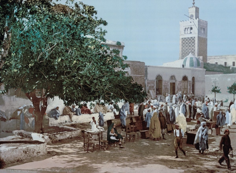 Rare color shots from Tunisia at the turn of the 19th and 20th centuries