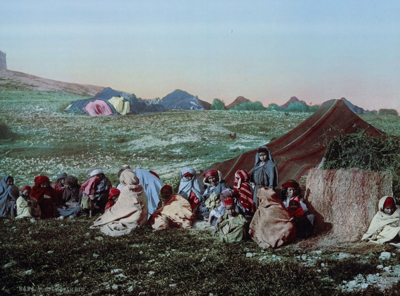 Rare color shots from Tunisia at the turn of the 19th and 20th centuries