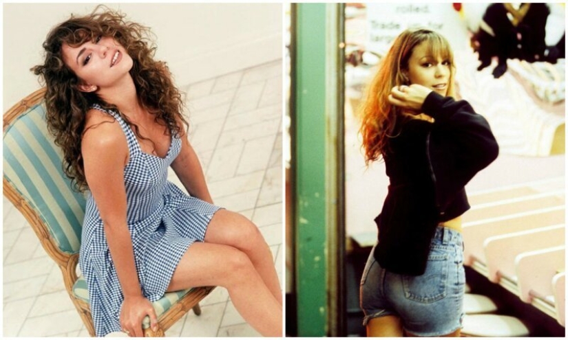 Rare pictures of young Mariah Carey in the 90-ies