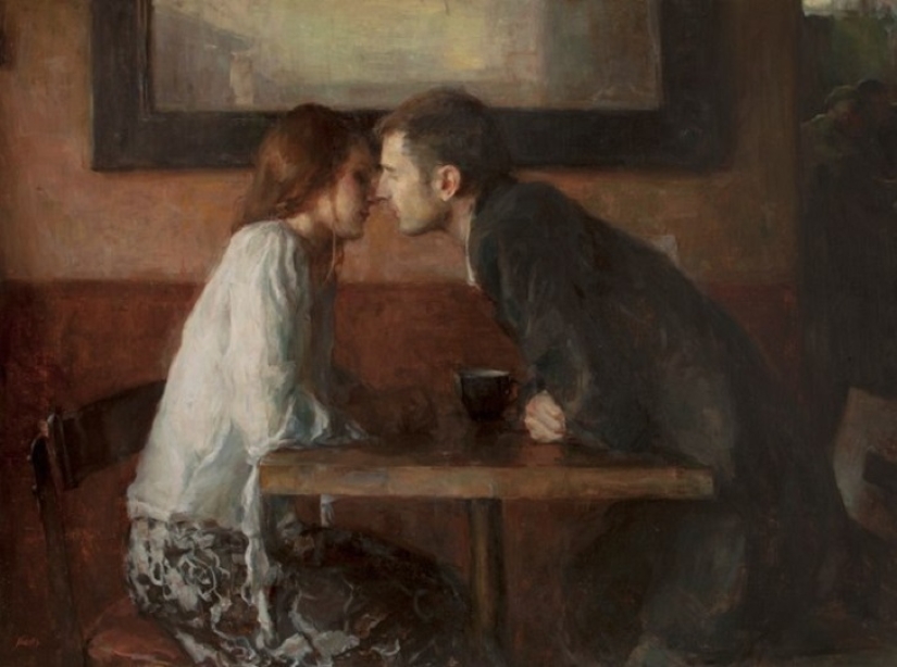 Real love in the paintings of Ron Hicks