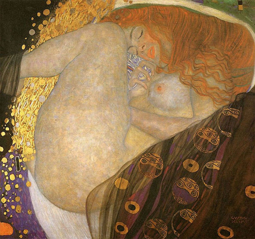 Real models recreated the famous paintings of Gustav Klimt