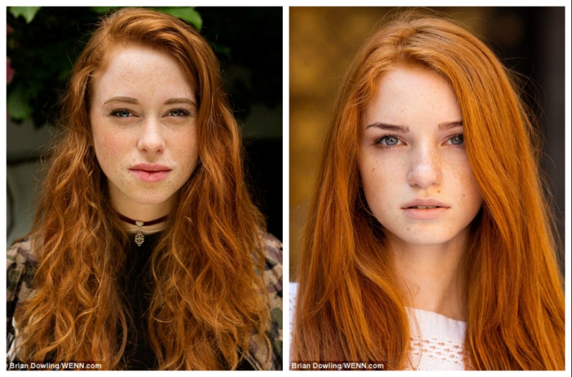 Red-haired beauty: the photographer gathered red-haired beauties from all over the world in the project