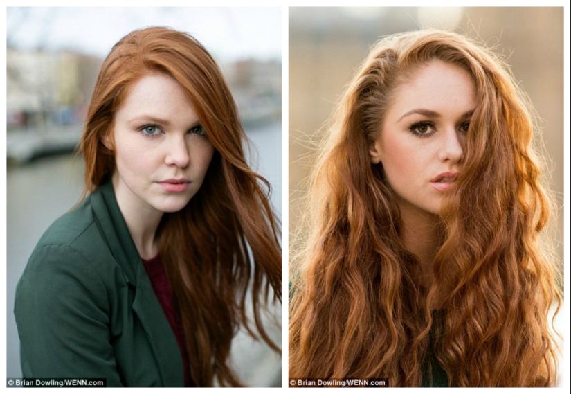 Red-haired beauty: the photographer gathered red-haired beauties from all over the world in the project