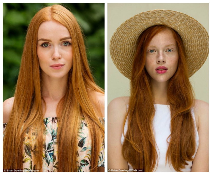 Red-haired beauty: the photographer gathered red-haired beauties from all over the world in the project