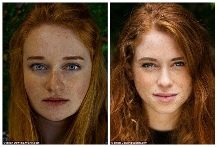 Red-haired beauty: the photographer gathered red-haired beauties from all over the world in the project