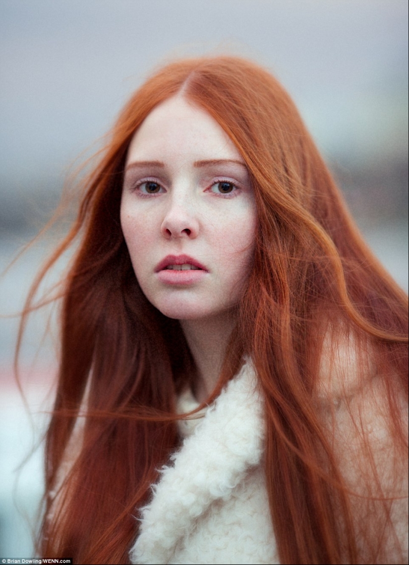 Red-haired beauty: the photographer gathered red-haired beauties from all over the world in the project