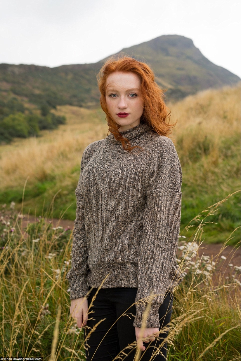 Red-haired beauty: the photographer gathered red-haired beauties from all over the world in the project