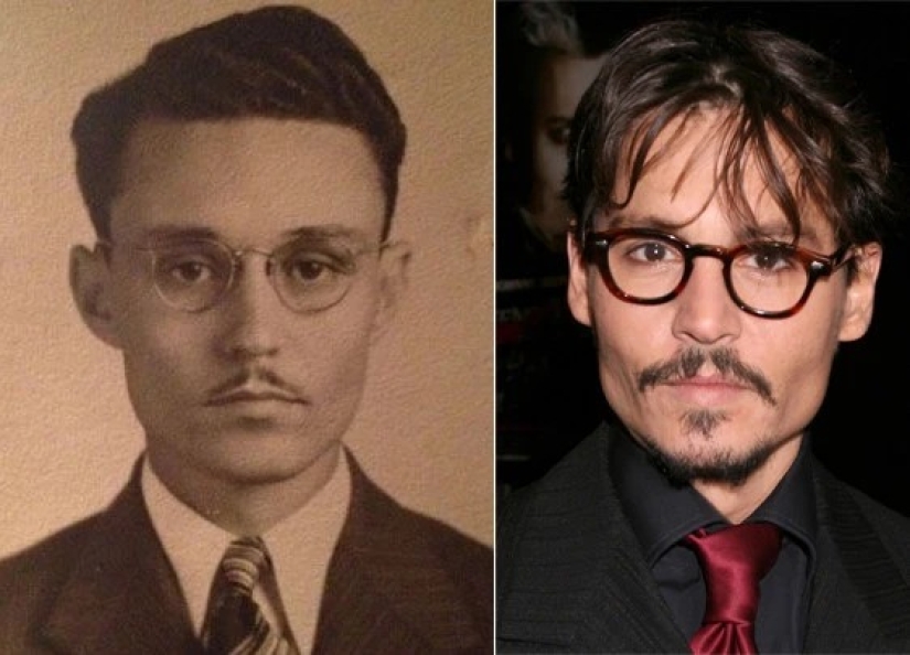 Reincarnation exists? Twins of celebrities from the past